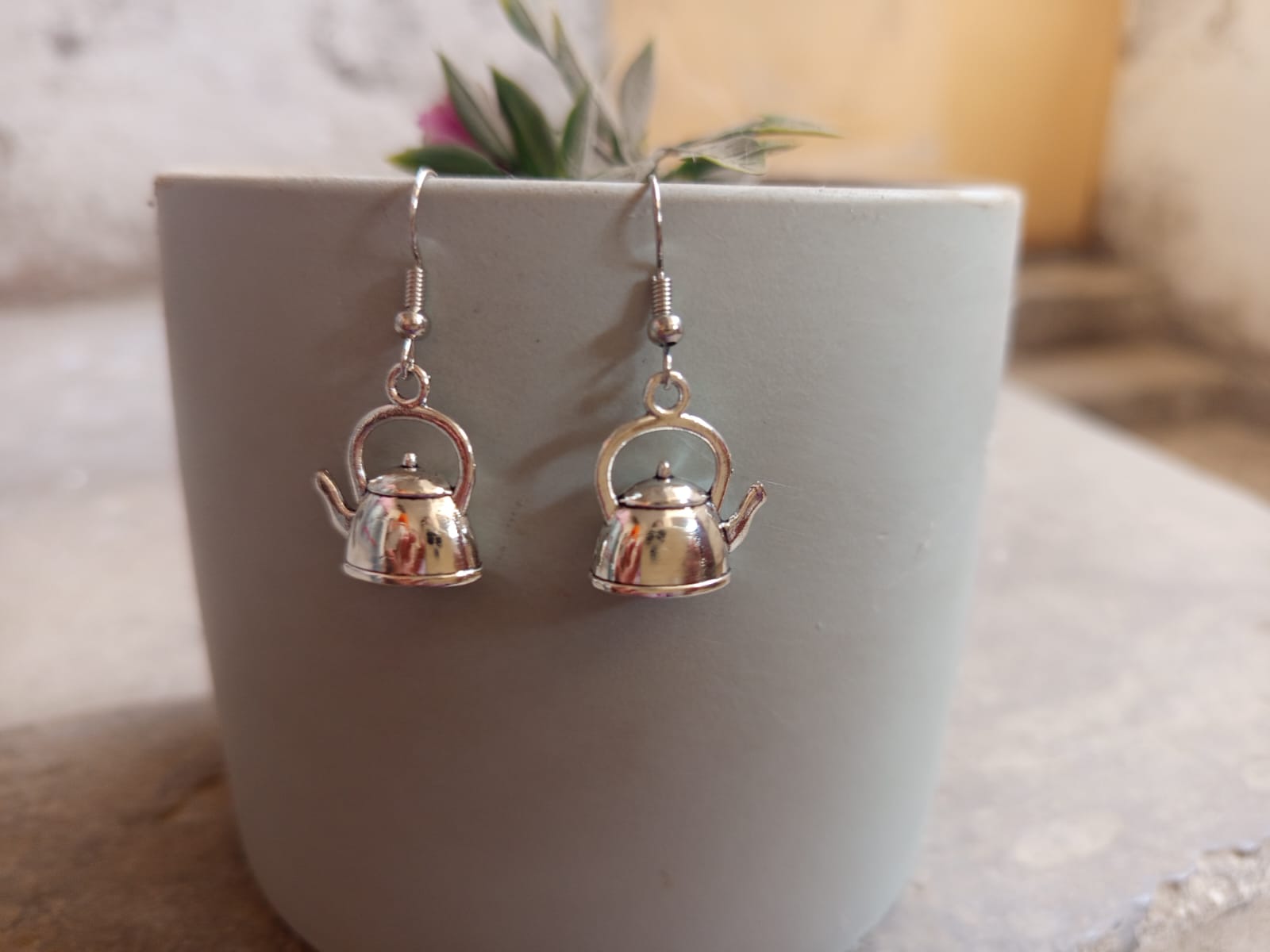 Cutlery Coffee Pot Earrings