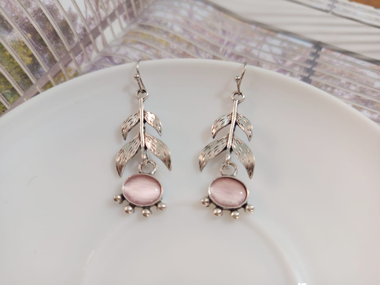 Rose Leaf Earrings