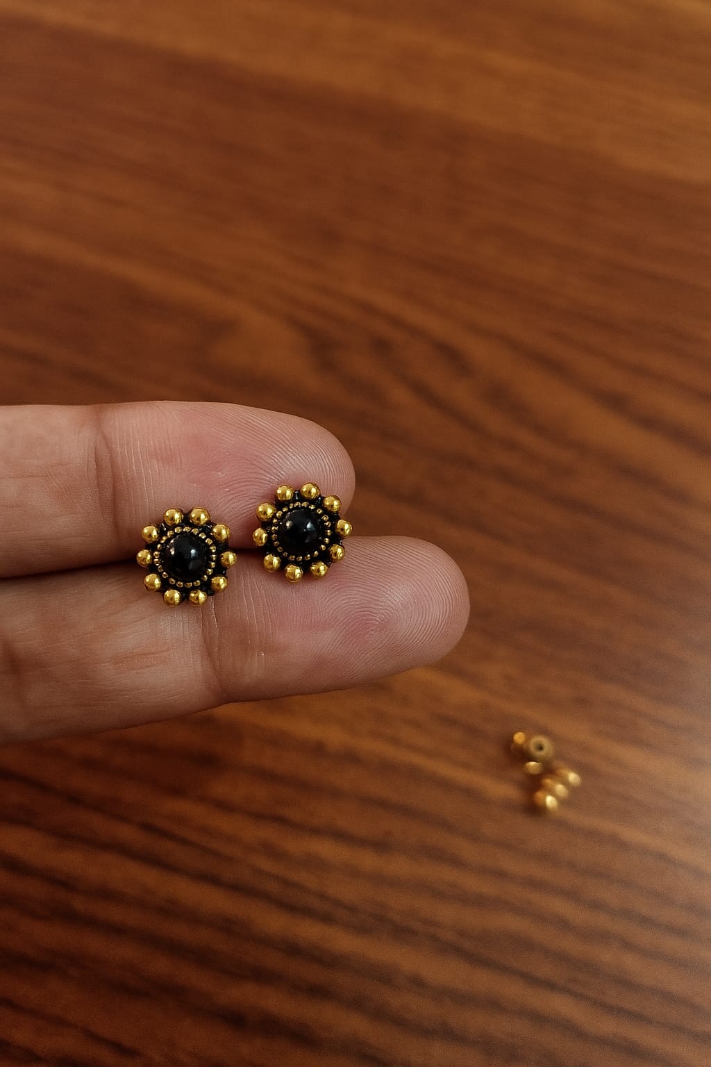 Black baby stud