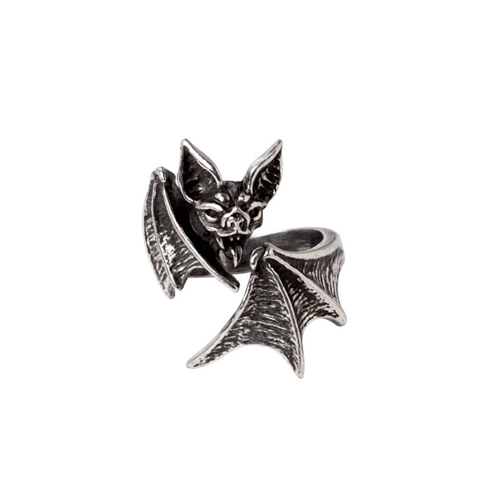 Vintage Gothic Bat Ring
