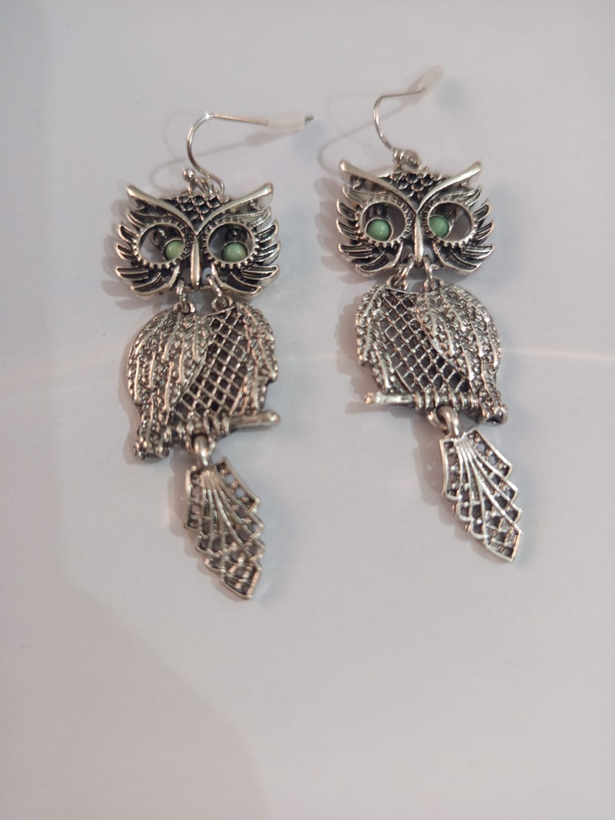 Bohemian-style Owl Pendant Earrings