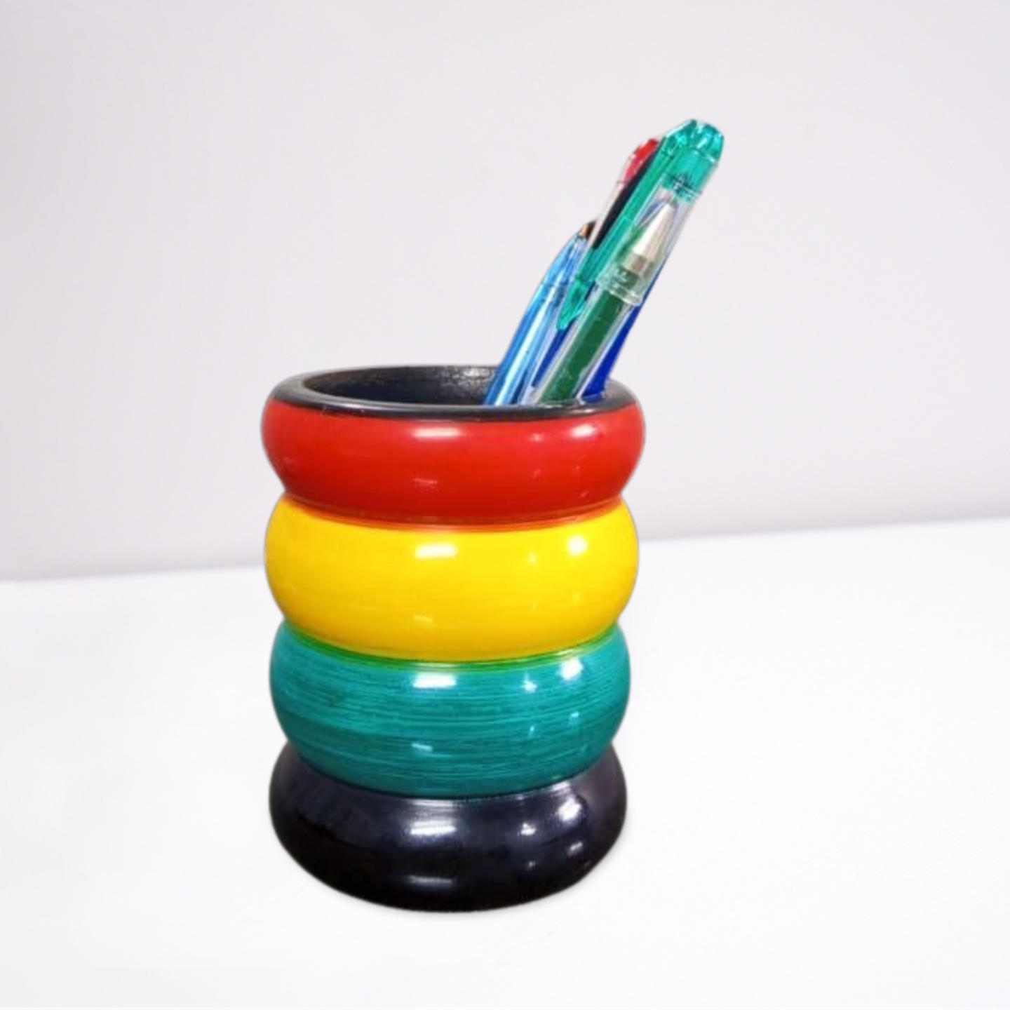 Wooden Pen Holder
