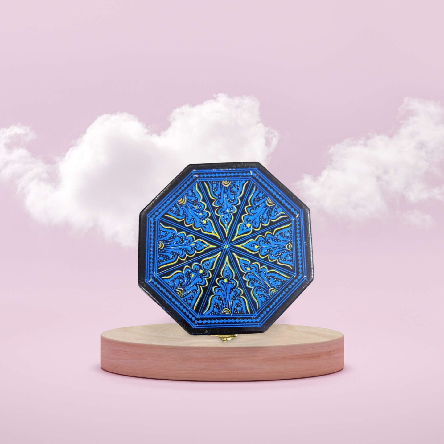 Blue Naqshi Jewllery Box