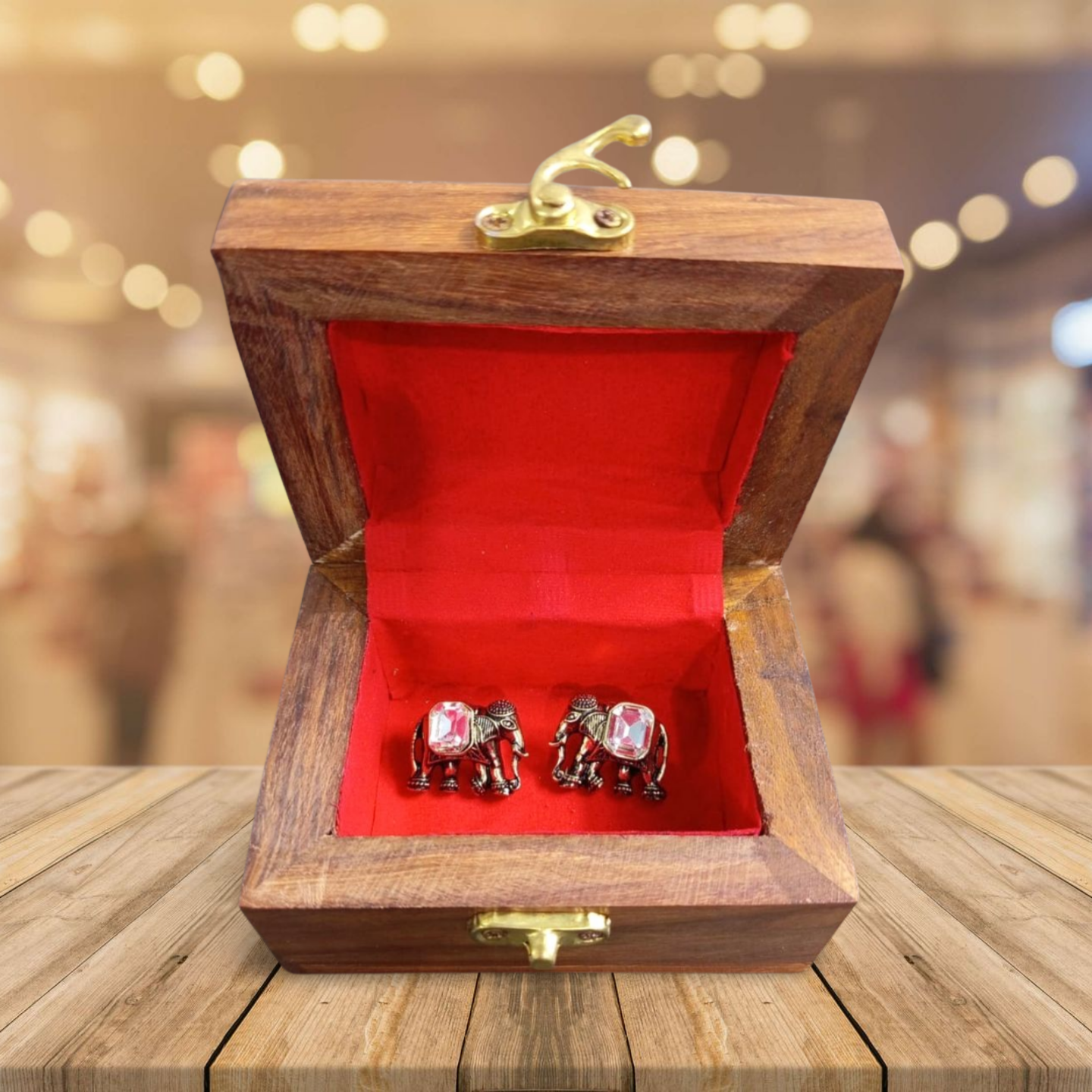 Small Wooden Trinket Box