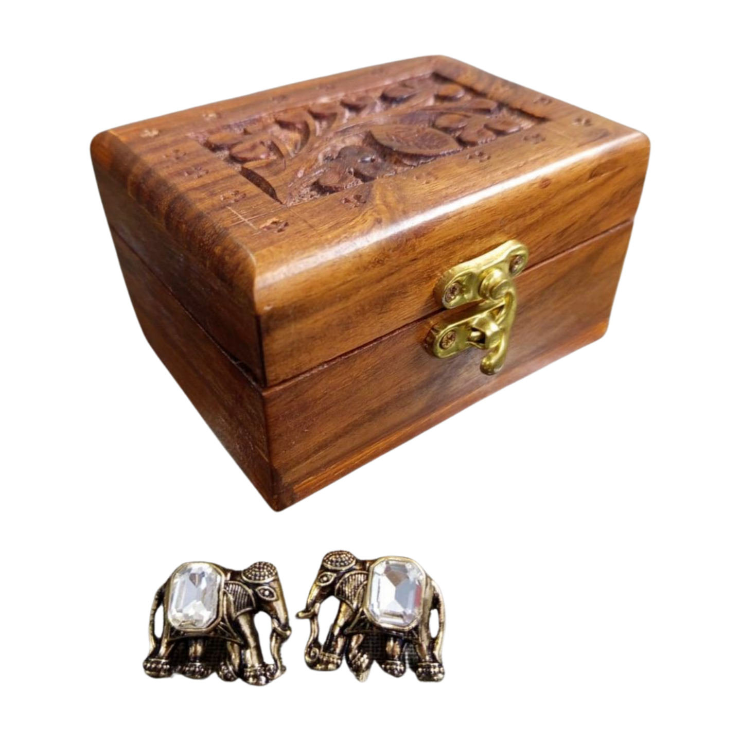 Small Wooden Trinket Box